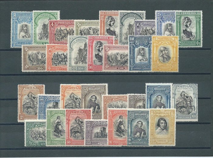 Portugali 1927/1928 - Independence 2. ja 3. sarja - Mundifil 420/434 + 435/450