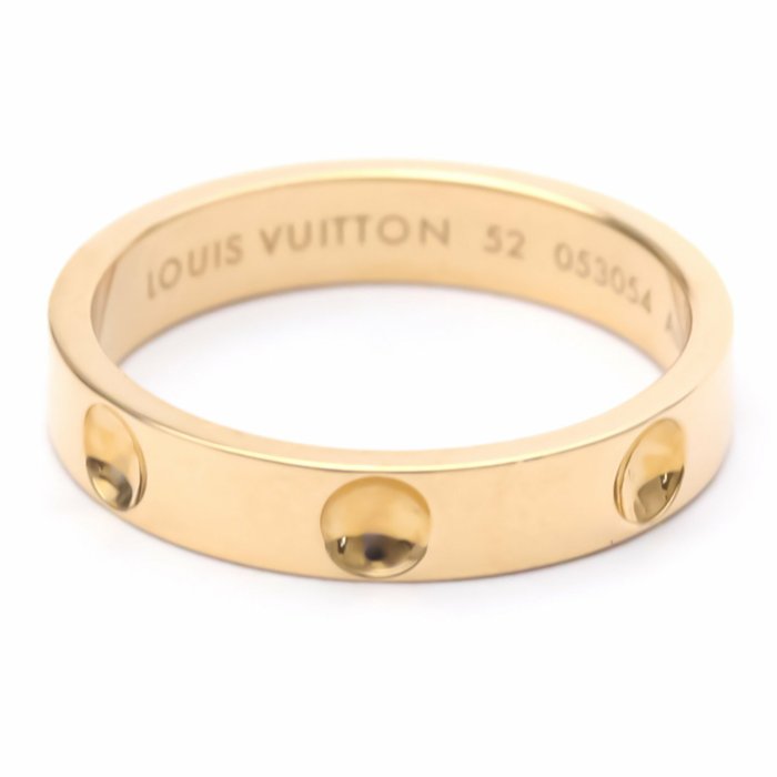 Louis Vuitton  A Louis Vuitton 18K Yellow Gold Band Ring