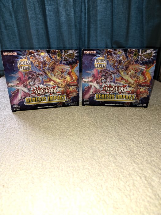 Konami - Yu-Gi-Oh! - Booster Pack Genesis Impact 2 booster boxes worth of pack (48 booster packs)
