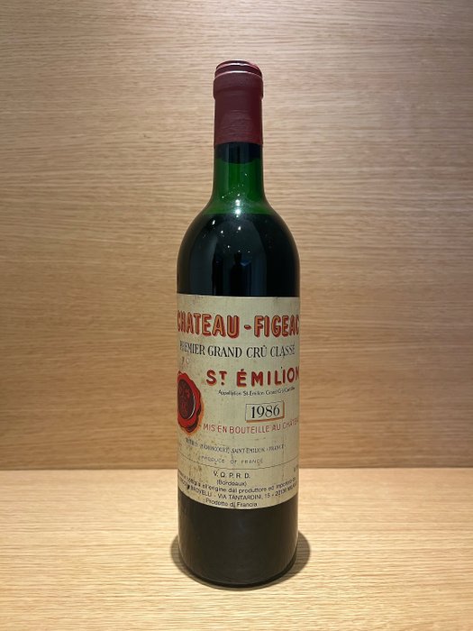 1986 Chateau Figeac - Saint-Emilion 1er Grand Cru Classé B - 1 Bottiglia (0,75 litri)
