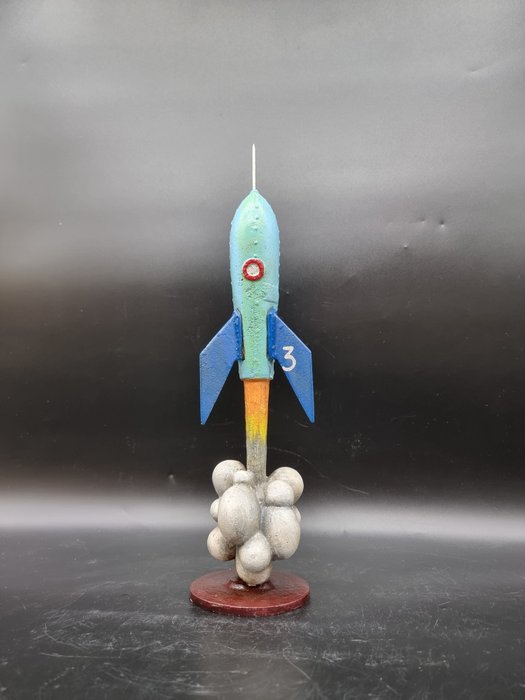 塑像, Large Iron Rocket - 40 cm - 铁（铸／锻）