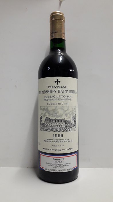 1996 Chateau La Mission Haut Brion - Pessac-Léognan Grand Cru Classé - 1 Bottiglia (0,75 litri)