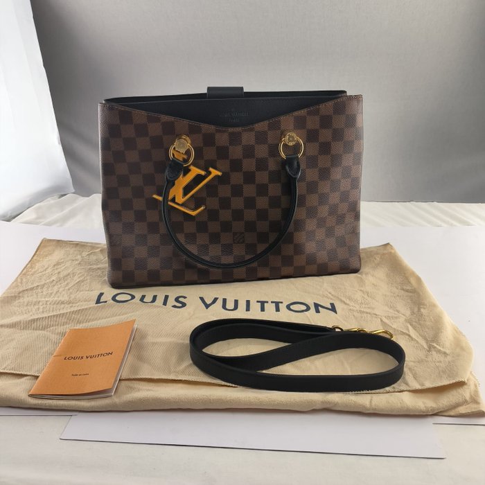 Used Louis Vuitton Riverside Tote Black Bag