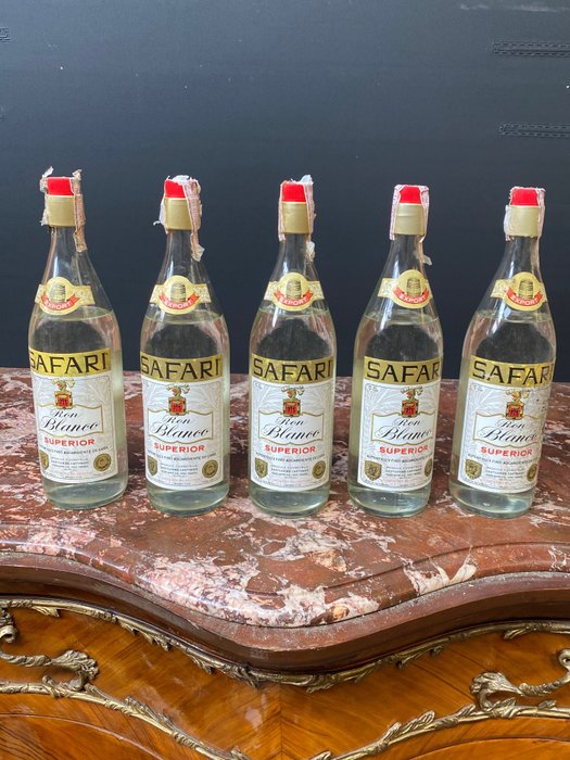 Ron Safari - Superior - b. Anni ‘70 - 1,0 litri - 5 bottiglie