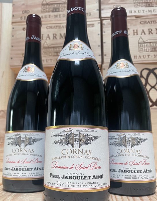 2019 Paul Jaboulet, Cornas Domaine de Saint Pierre - 罗纳河 - 3 Bottles (0.75L)