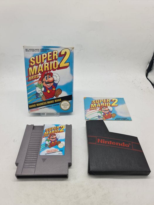 Nintendo, Classic NES-MW-FRA PAL B Game 1ST Edition Super Mario Bros 2 - Nintendo NES 8BIT - TV-spel - I originallåda