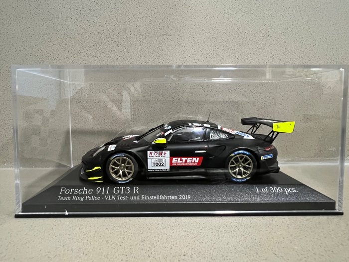MiniChamps 1:43 - 模型車 -Porsche 911 GT3 R 2019 - 限量 1，共 300 個