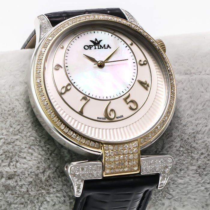 Optima - Swiss Diamond Watch - OSL330-SGL-D-7 - "NO RESERVE PRICE" - Femme - 2011-aujourd'hui