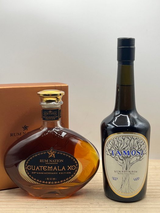 Rum Nation Guatemala XO 20th Anniversary - Tamosi Levy - 70cl - 2 bottiglie