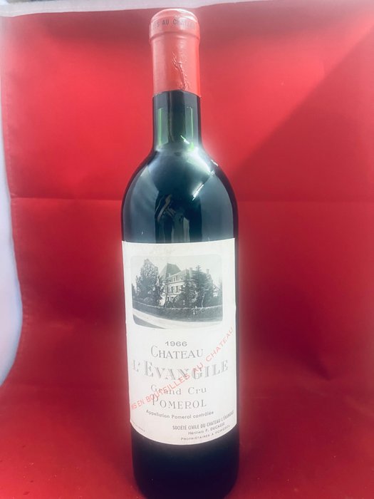 1966 Chateau l’Evangile - Pomerol - 1 Bottiglia (0,75 litri)