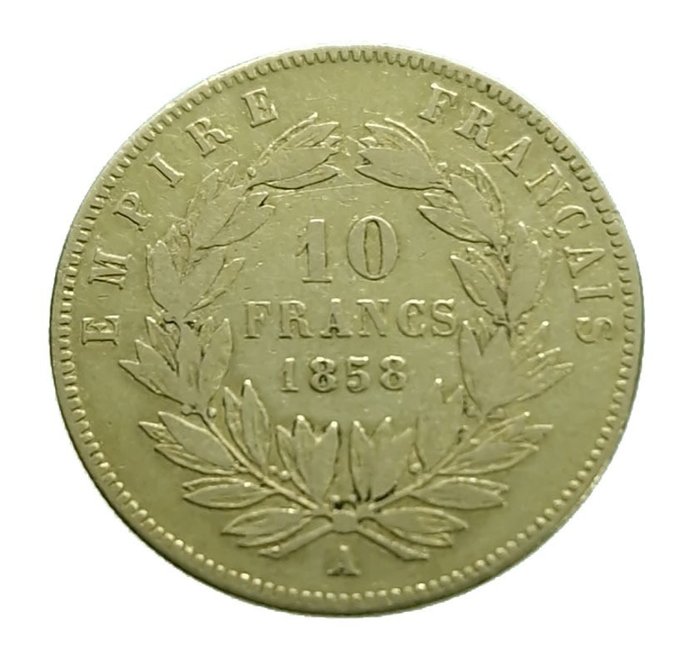 10 Francs Or 1858-A.