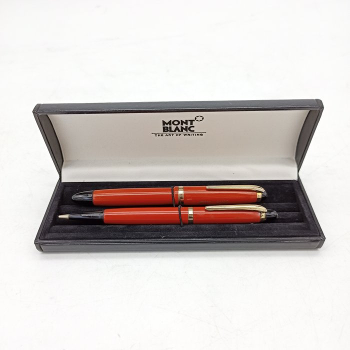 Montblanc - 212 - Coral Red - Set penna e portamine