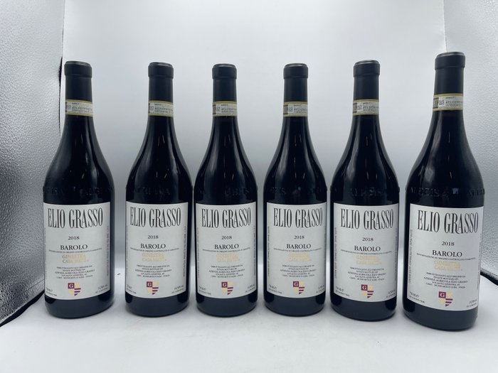2018 Elio Grasso, Ginestra Casa Mate - Barolo DOCG - 6 Botellas (0,75 L)