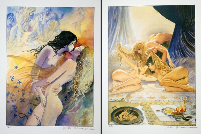 Milo Manara - 2 Print - Aphrodite - 2006