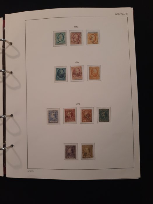Paesi Bassi 1852/1970 - An advanced importa album 1852 to 1970 with a lot of MNH