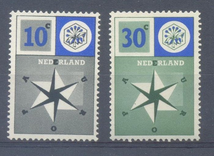 Paesi Bassi 1957/1957 - Europa Cept 500 MNH series - NVPH 700 - 701