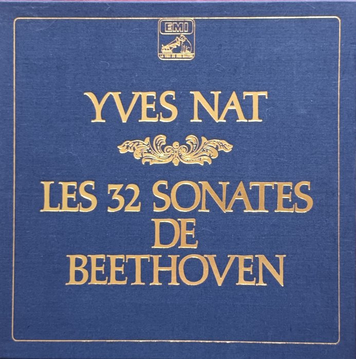 Ives Nat (1890-1956).. - Beethoven's 32 sonatas - Conjunto de LPs em caixa - Mono - 1955