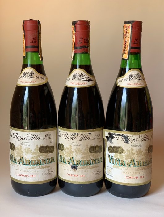 1981 La Rioja Alta, Viña Ardanza - Rioja - 3 Bottiglie (0,75 L)