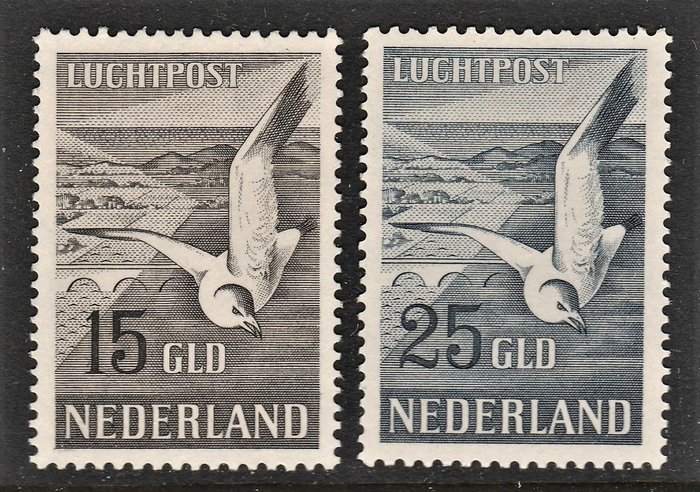 Paesi Bassi 1951 - Airmail seagull