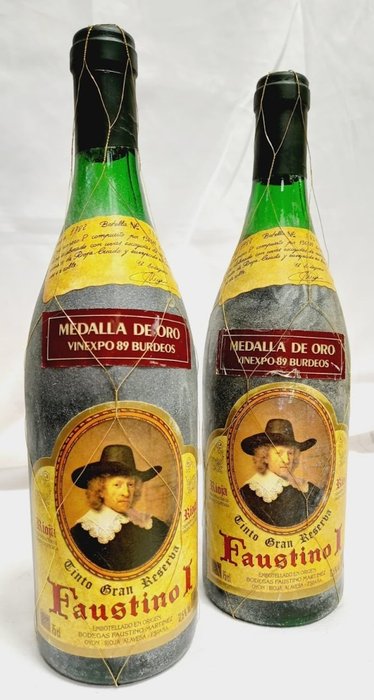 1982 Bodegas Faustino, 'Faustino I - Rioja Gran Reserva - 2 Bottiglie (0,75 L)