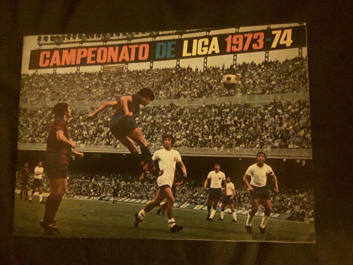 Variant Panini - Campeonato de liga 1973/74 - Album vuoto