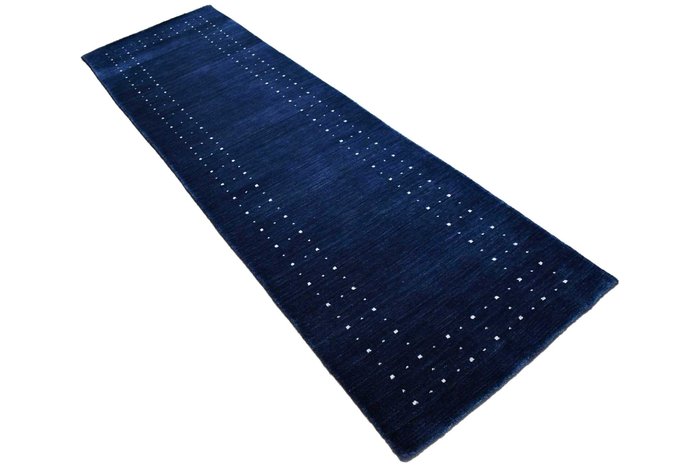深藍色 Gabbeh - 未使用 - 長條地毯 - 284 cm - 80 cm