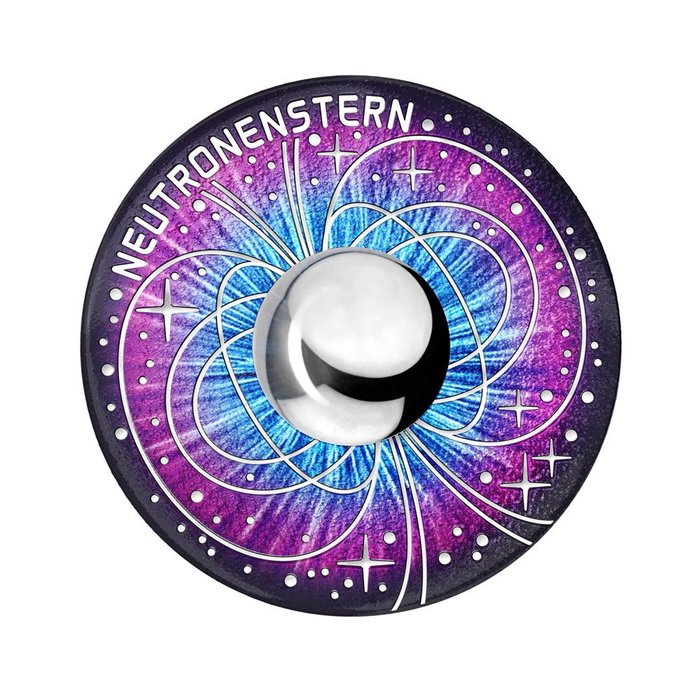 奧地利. 20 Euro 2023 "Faszination Universum - Neutronenstern" Proof
