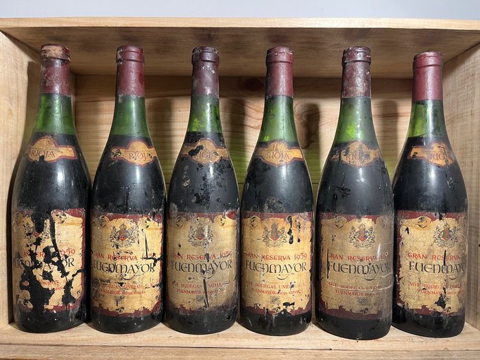 1959 AGE Bodegas Unidas, Fuenmayor - Rioja Gran Reserva - 6 Bottiglie (0,75 L)