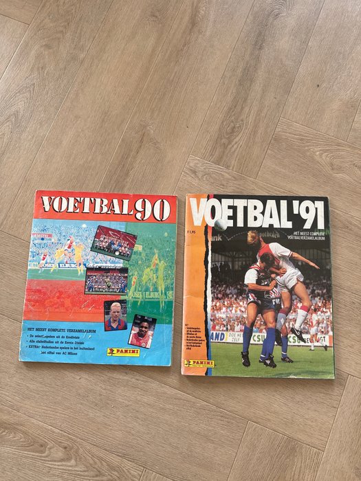 Panini - Voetbal 90 and 91 - 2 album completi - 1990