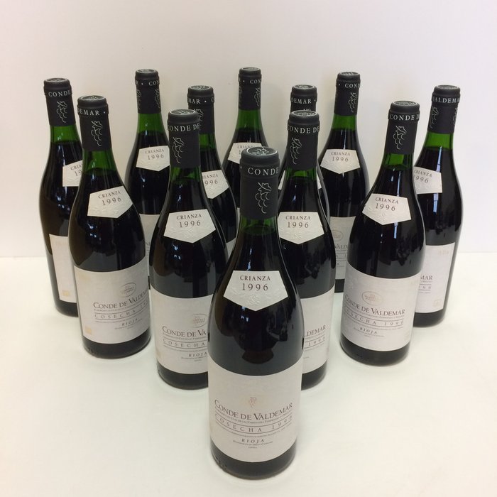 1996 Familia Martinez Bujanda, 'Conde de Valdemar' - Rioja Crianza - 12 Bottiglie (0,75 L)