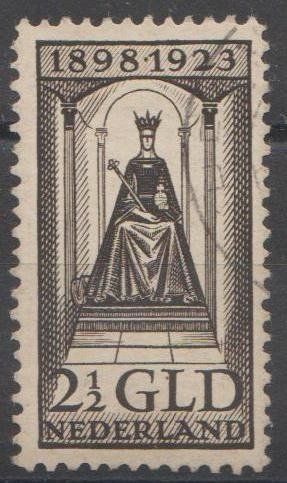 Paesi Bassi 1923 - Government jubilee Wilhelmina - NVPH 130