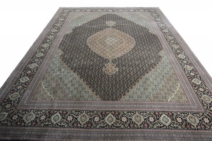 大不里士 50 Raj Mahi 丝绸 - 小地毯 - 353 cm - 250 cm