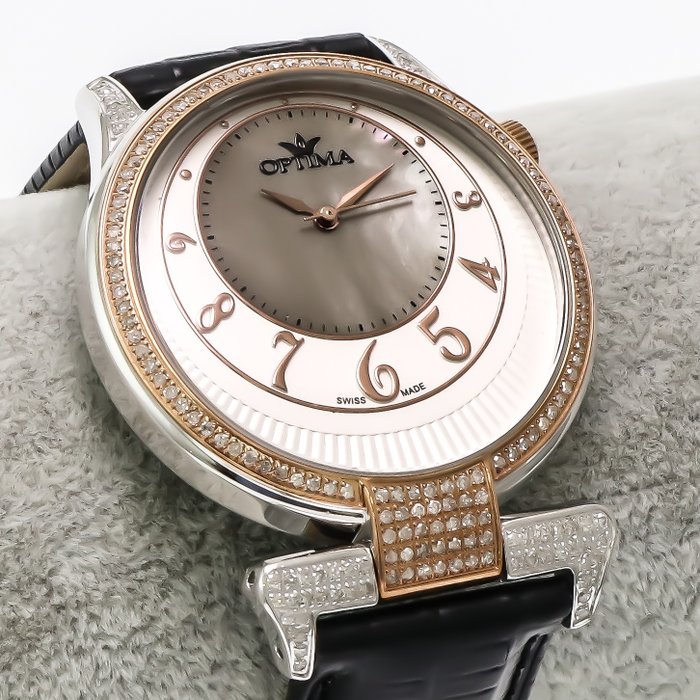 Optima - Swiss Diamond Watch - OSL330-SRL-D-4 - 没有保留价 - 女士 - 2011至现在