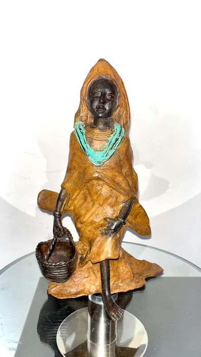 Issouf Derme - scultura in bronzo - Bronzo africano