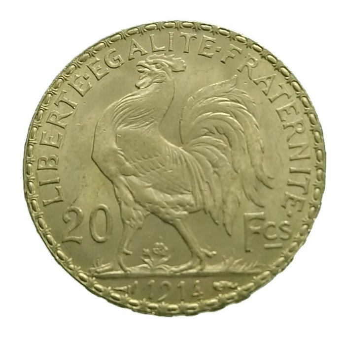 20 Francs Or 1914