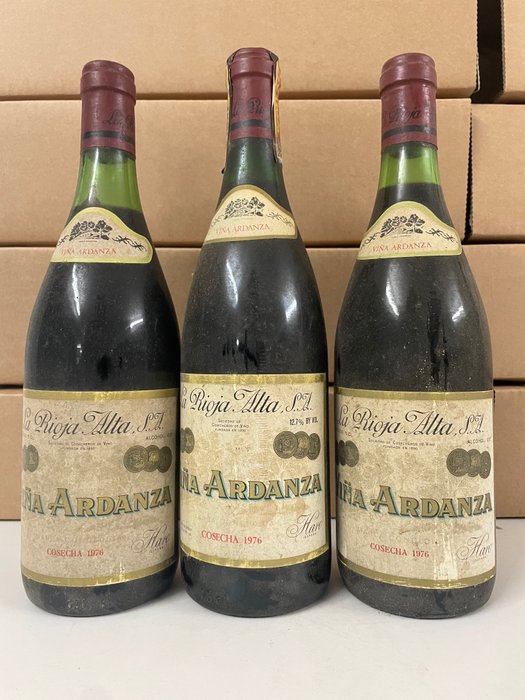 1976 La Rioja Alta, Viña Ardanza - La Rioja Reserva - 3 Bottiglie (0,75 L)