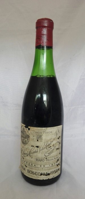 1954 R. Lopez de Heredia, Viña Bosconia - Rioja Gran Reserva - 1 Bottiglia (0,75 litri)