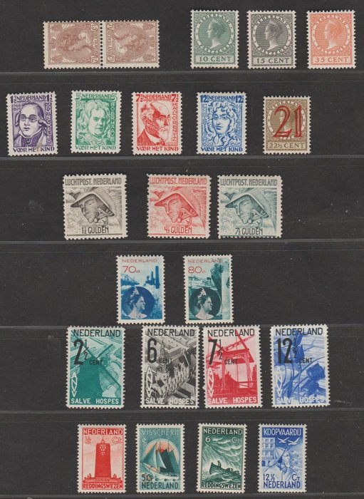 Paesi Bassi 1924/1936 - A selection between NVPH nos. 61b and 286