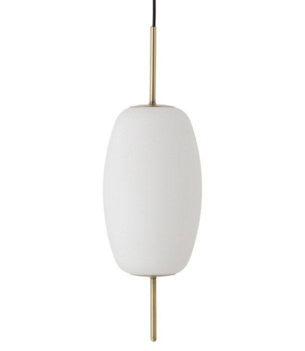 Frandsen - Hanging lamp - Silk Ø20 - Medium version - Glass, Matt Antique Brass