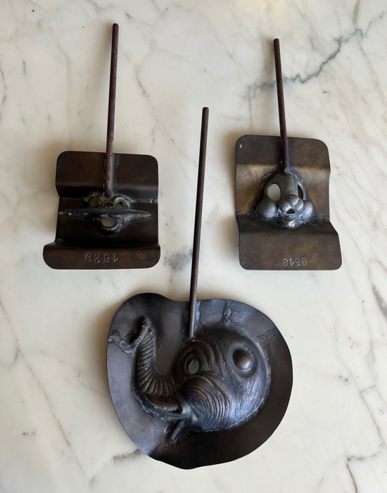 Brand Unknown - 玩具模具 Elephant, Lapin, Ours - 1930-1939