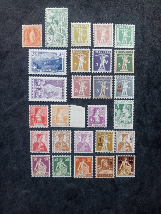 Svizzera 1900 - Selection of Stamps