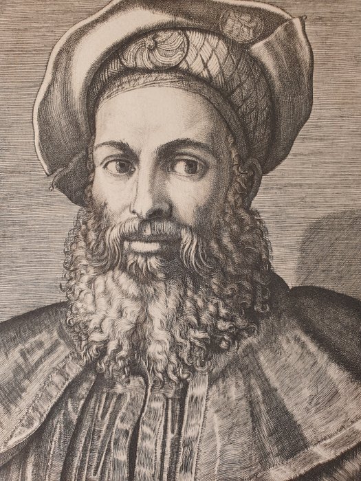Marcantonio Raimondi (1470/1482-1527/1534), after - Portrait of Pietro Aretino