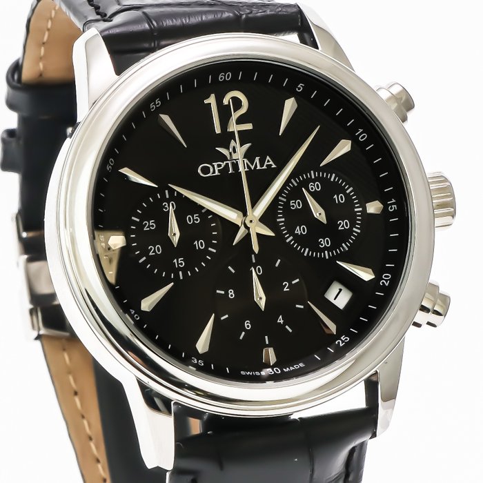 Optima - Chronograph Swiss Watch - OSC423-SL-3 - No Reserve Price - Men - 2011-present
