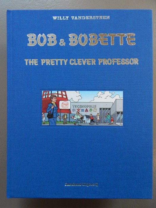 Bob & Bobette - The Pretty Clever Professor - luxe linnen hc - Technopolis uitgave - 1 x deluxe albumi - Ensipainos - 2006