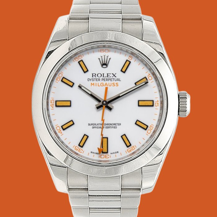 Rolex - Milgauss - White Dial - 116400 - Mężczyzna - 2011-obecnie