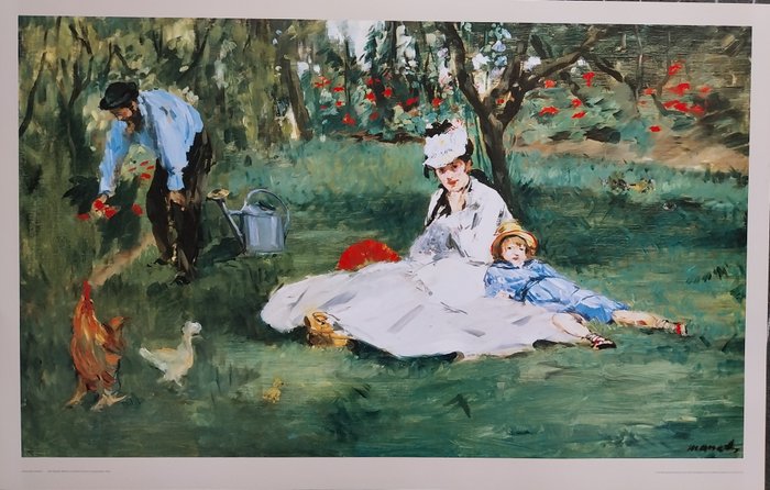 Impressionismus - x3 impressionistische Poster von Manet / Monet