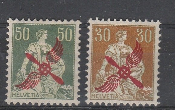 Svizzera 1919/1920 - Michel no 145 + 152 - Michel 2019