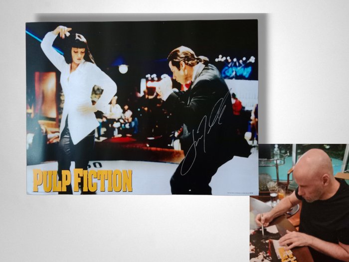 Pulp Fiction - Signed by John Travolta (Vincent Vega) with Exclusive Memorabilia COA & Photoproof