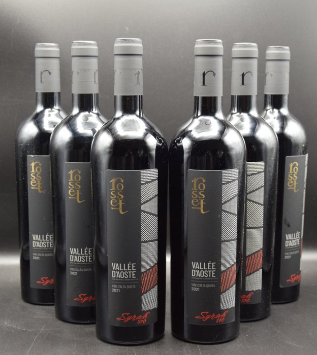 2021 Rosset, Syrah 870 - 瓦莱达奥斯塔 - 6 Bottles (0.75L)