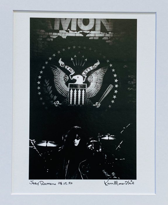 Karen Mason Blair - Joe Ramone - Ramones - Seattle 15-August-1990